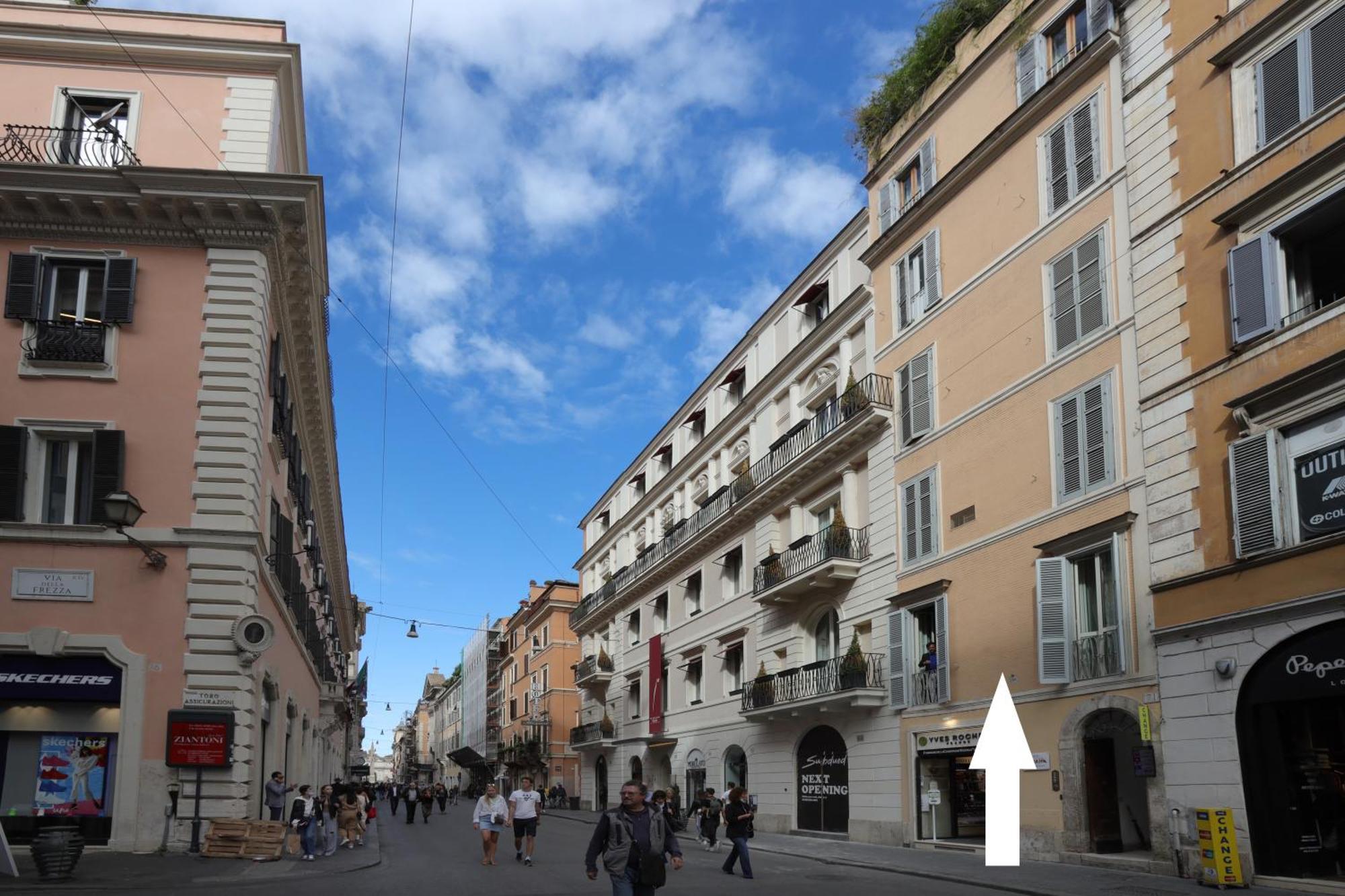 Nsm 71Viadelcorso Appartamento Con Terrazzo Řím Exteriér fotografie